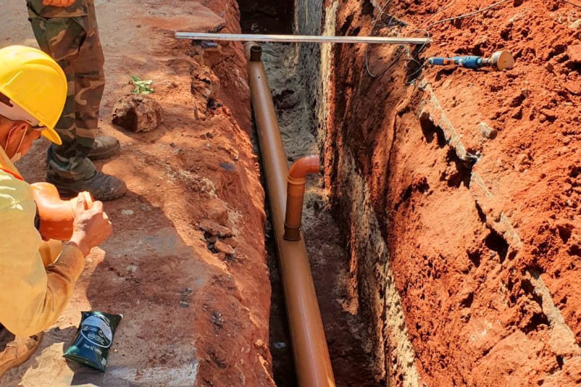 En progreso - Construcción Colectores Secundarios de Alcantarillado Sanitario para el Ayuntamiento de Fernando de la Mora 5