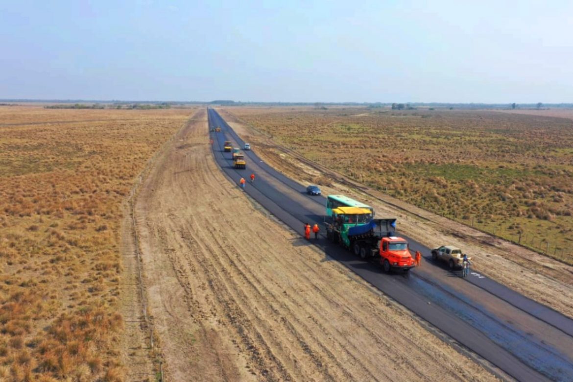 En progreso - Rehabilitación y pavimentación del tramo de desvío Alberdi - Pilar, Obra 2: Río Tebicuary - Pilar (38,44 km) y acceso a la Ciudad de Pilar (4,33 km), Departamento de Nembucú 2